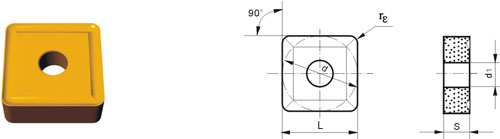 Indexable Inserta Tipo S SNMM-V